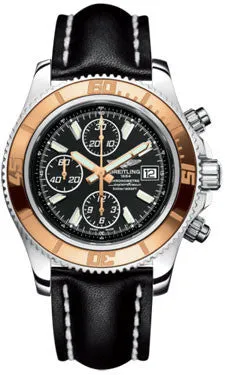 Breitling - Superocean Chronograph II Abyss White Steel and Gold