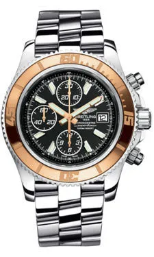 Breitling - Superocean Chronograph II Abyss White Steel and Gold