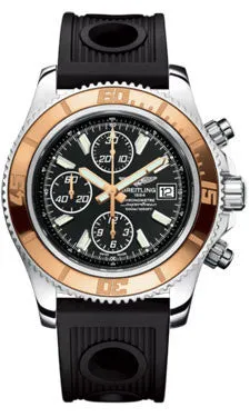 Breitling - Superocean Chronograph II Abyss White Steel and Gold