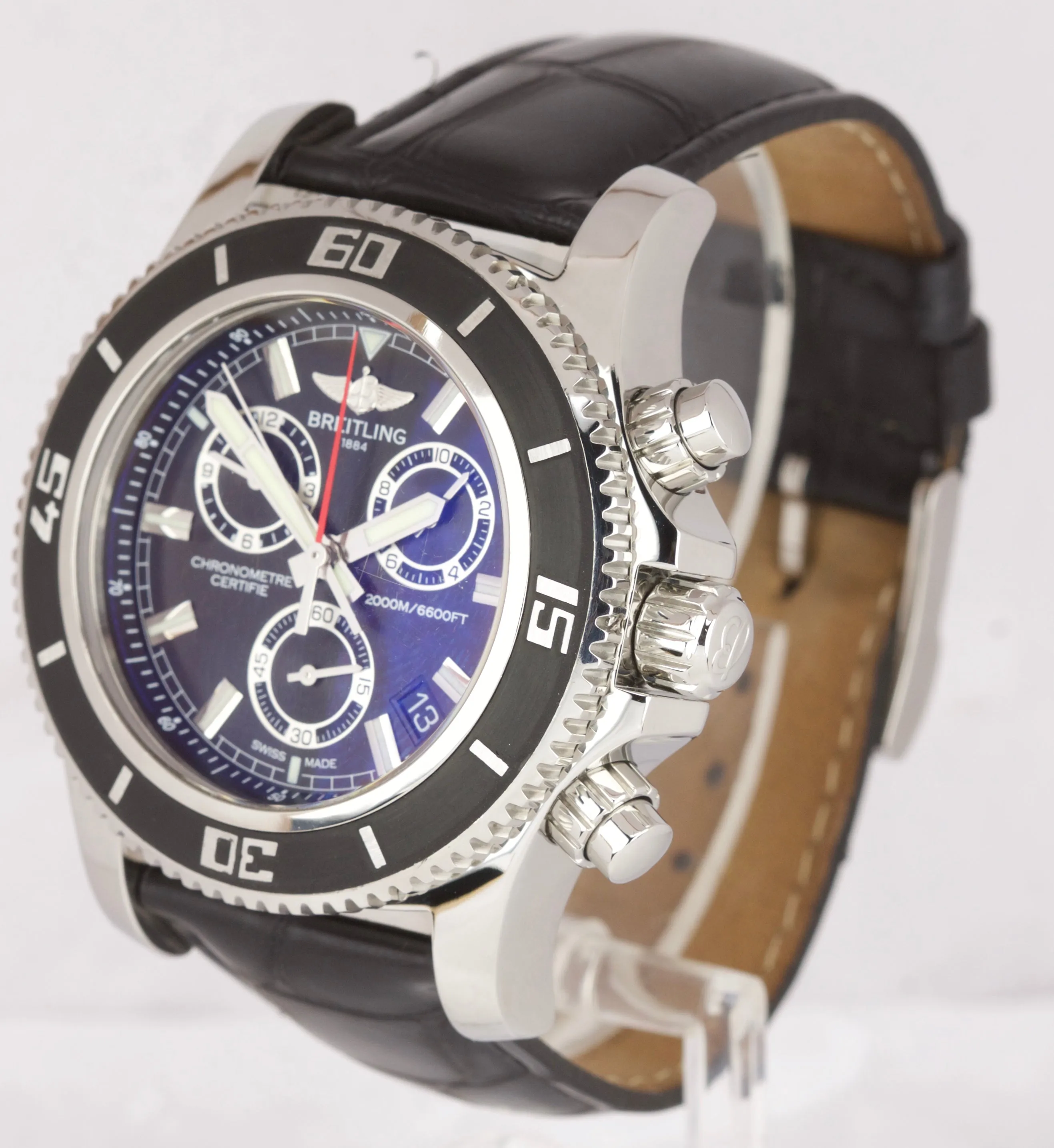 Breitling SuperOcean Chronograph M2000 Stainless Steel 46mm Quartz Watch A73310