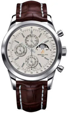 Breitling - Transocean Chronograph 1461 Stainless Steel - Croco Strap