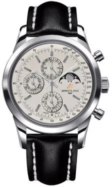 Breitling - Transocean Chronograph 1461 Stainless Steel - Leather Strap