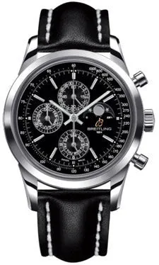 Breitling - Transocean Chronograph 1461 Stainless Steel - Leather Strap