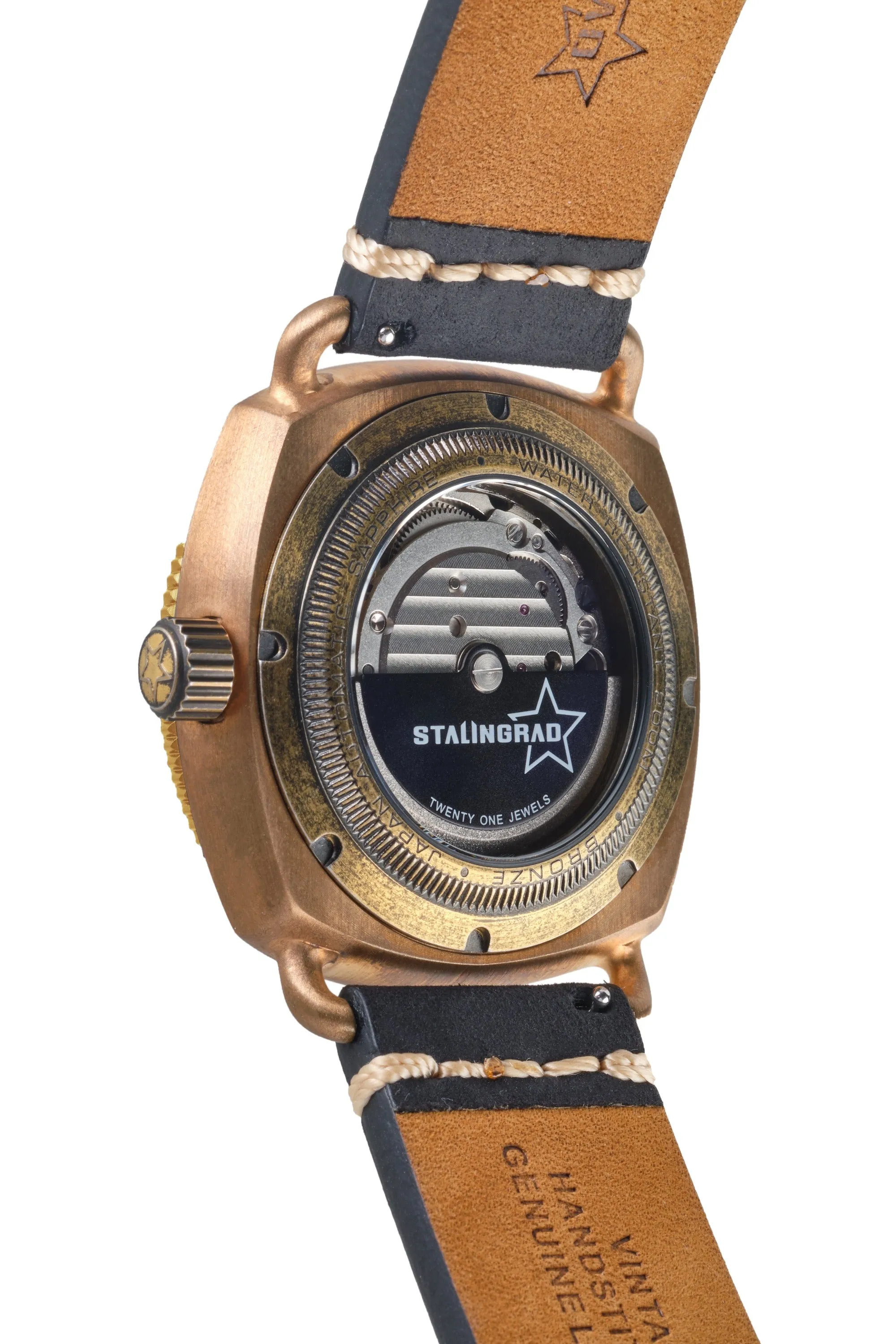 Bronze Defender 200M. Deep Blue Dial. Black Leather Strap. 45mm. SG-0609-05