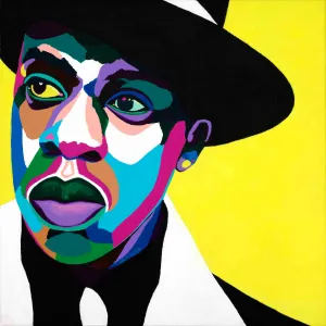 Brooklyn's Finest - Jay Z portrait art - Limited Edition Giclee Print & Wall Decor - Vakseen Art