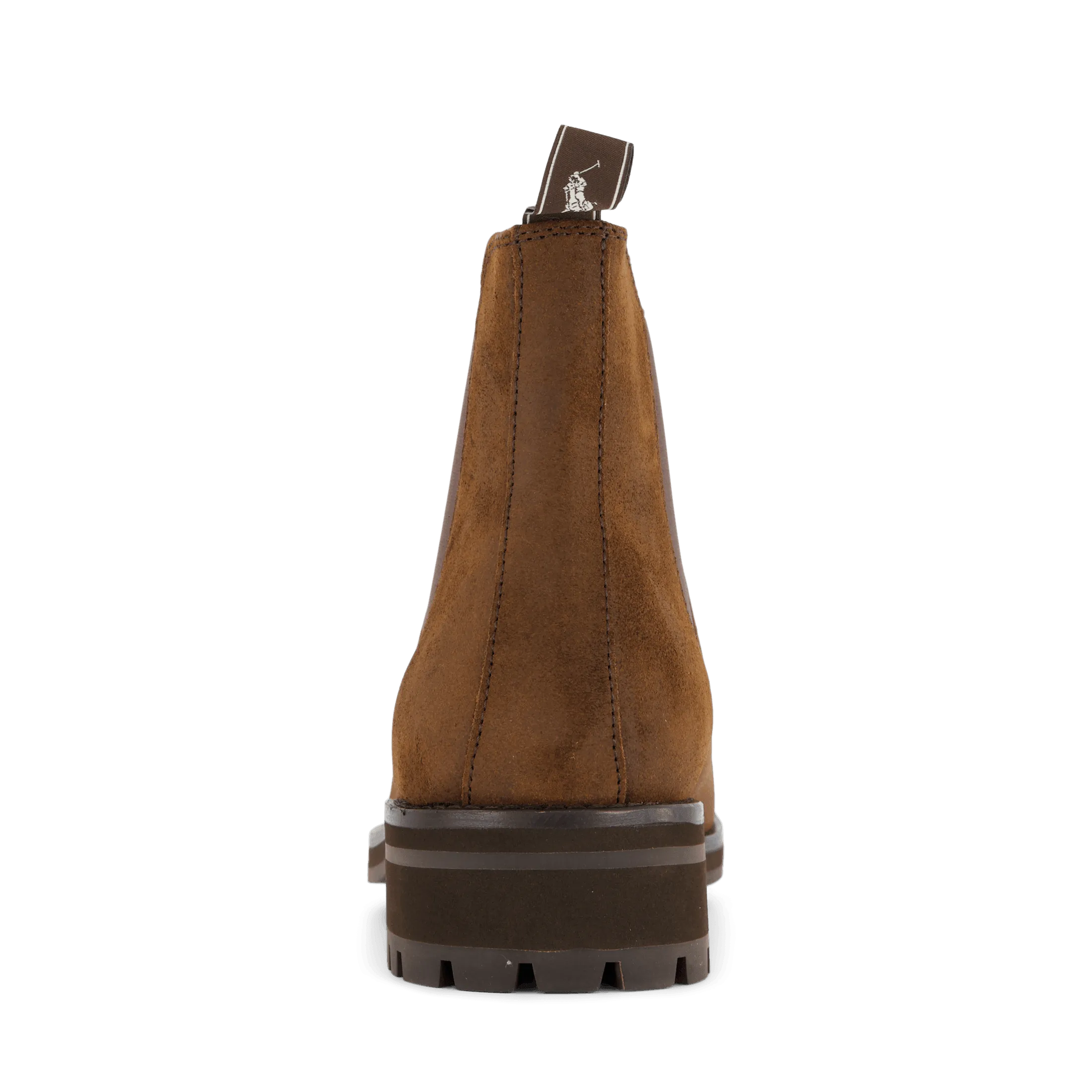 Bryson Waxed Suede Chelsea Boot Chocolate Brown
