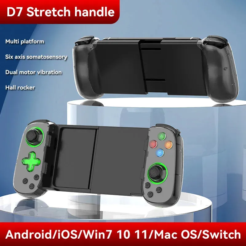 BSP D8 RGB Wireless Tablet Controller with Bluetooth Stretching Joystick for Switch Gaming