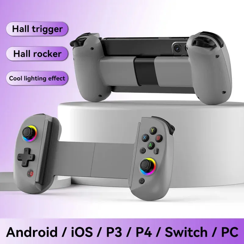 BSP D8 RGB Wireless Tablet Controller with Bluetooth Stretching Joystick for Switch Gaming
