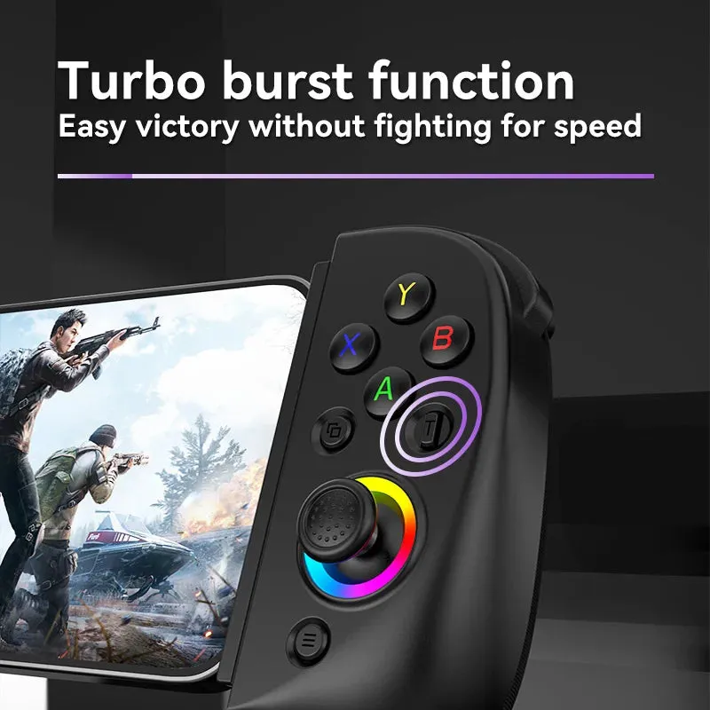 BSP D8 RGB Wireless Tablet Controller with Bluetooth Stretching Joystick for Switch Gaming