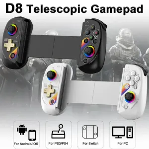 BSP D8 RGB Wireless Tablet Controller with Bluetooth Stretching Joystick for Switch Gaming