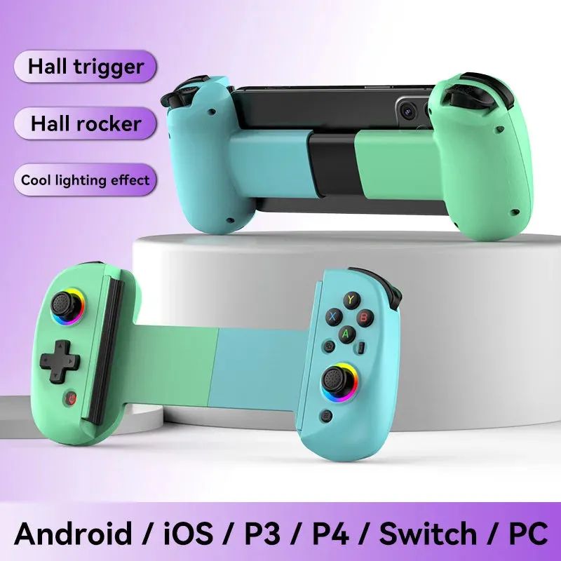 BSP D8 RGB Wireless Tablet Controller with Bluetooth Stretching Joystick for Switch Gaming