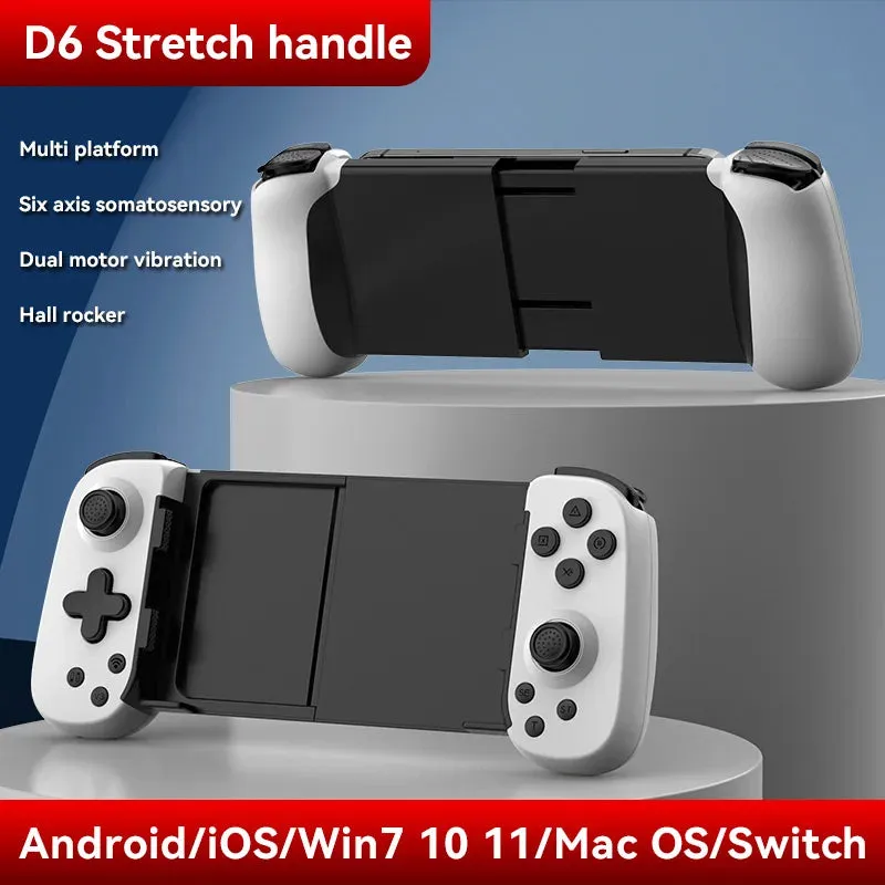BSP D8 RGB Wireless Tablet Controller with Bluetooth Stretching Joystick for Switch Gaming