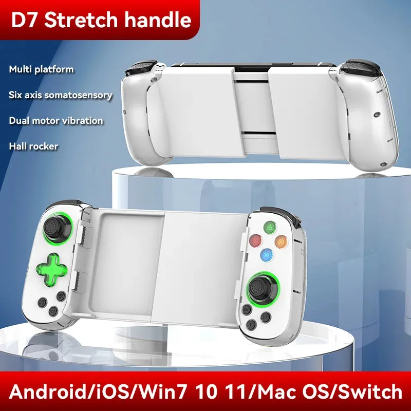 BSP D8 RGB Wireless Tablet Controller with Bluetooth Stretching Joystick for Switch Gaming