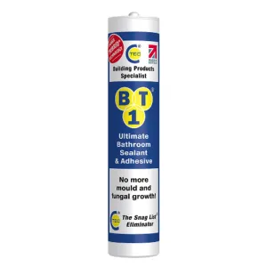 BT1 Ultimate Bathroom Sealant & Adhesive- White