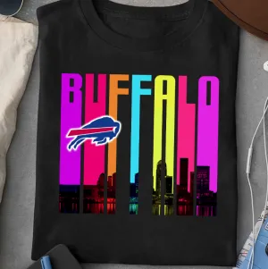Buffalo Skyline Colorful Shirt - BFLB