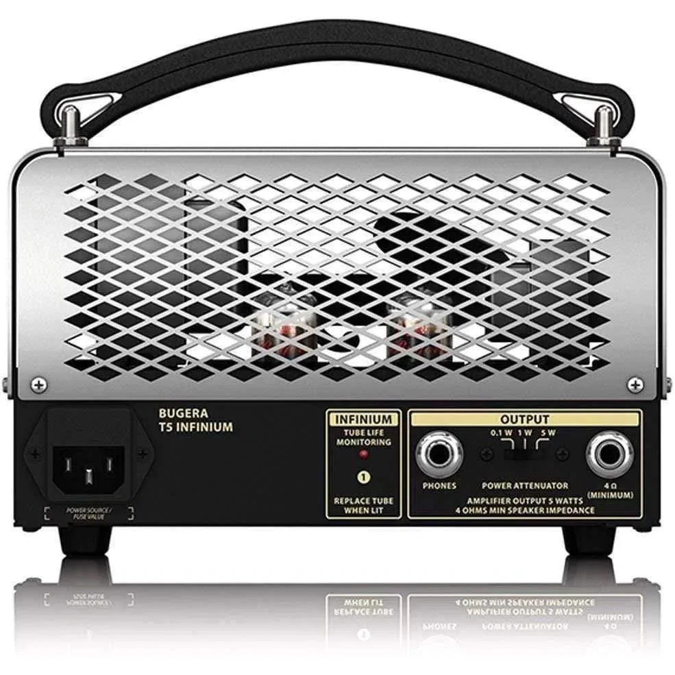 Bugera T5 INFINIUM Guitar Amplifier Head Electric 5W Cage Style Tube Amplifier