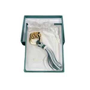 Buscemi Fringe Keyholder White Militare Leather
