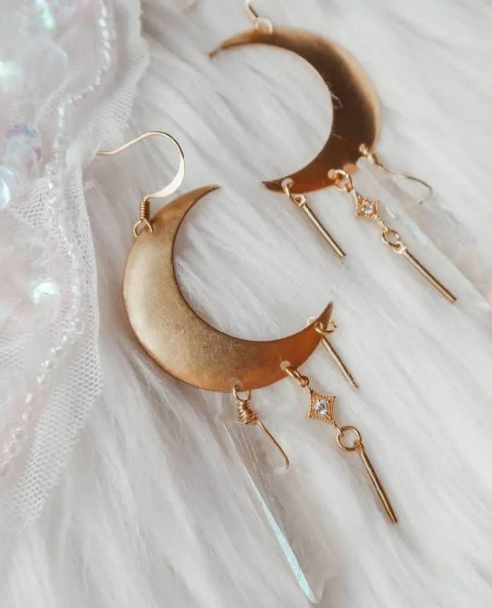 But Darling What If You Fly Earrings Gold