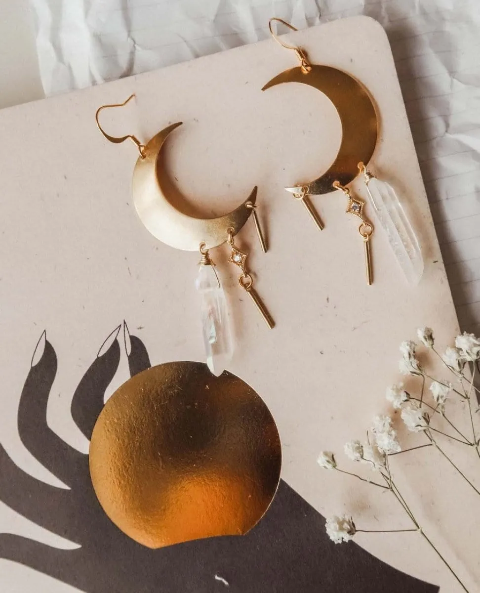 But Darling What If You Fly Earrings Gold