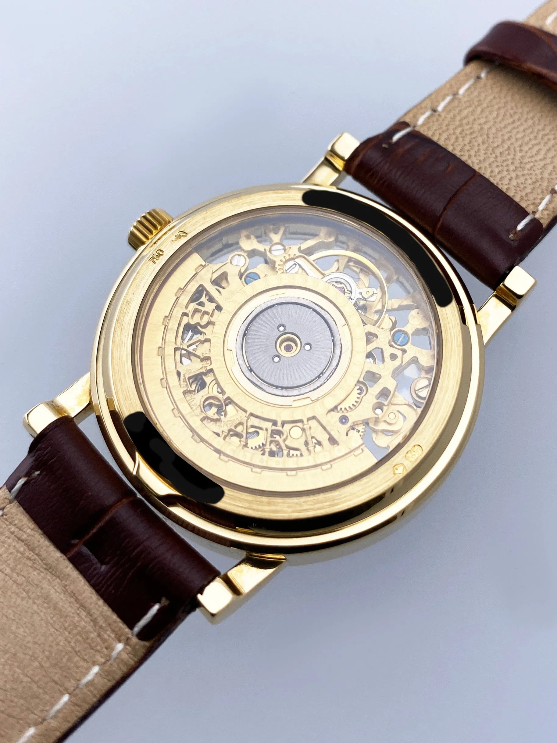 Bvlgari BB.33.GL.SK.P Skeleton 18K Yellow Gold Ladies Watch
