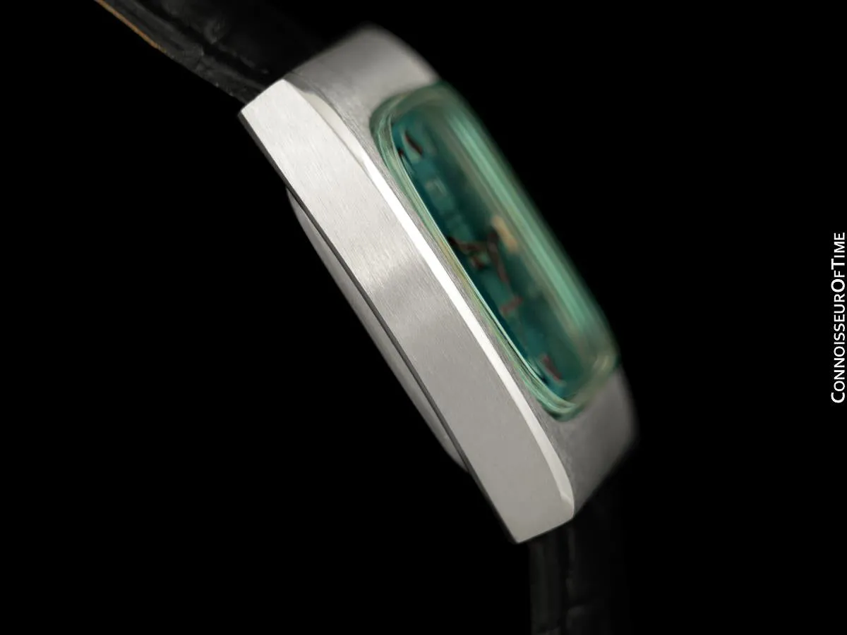 c. 1971 Omega Constellation Mens Automatic Chronometer Watch with Tiffany Blue Dial - Stainless Steel