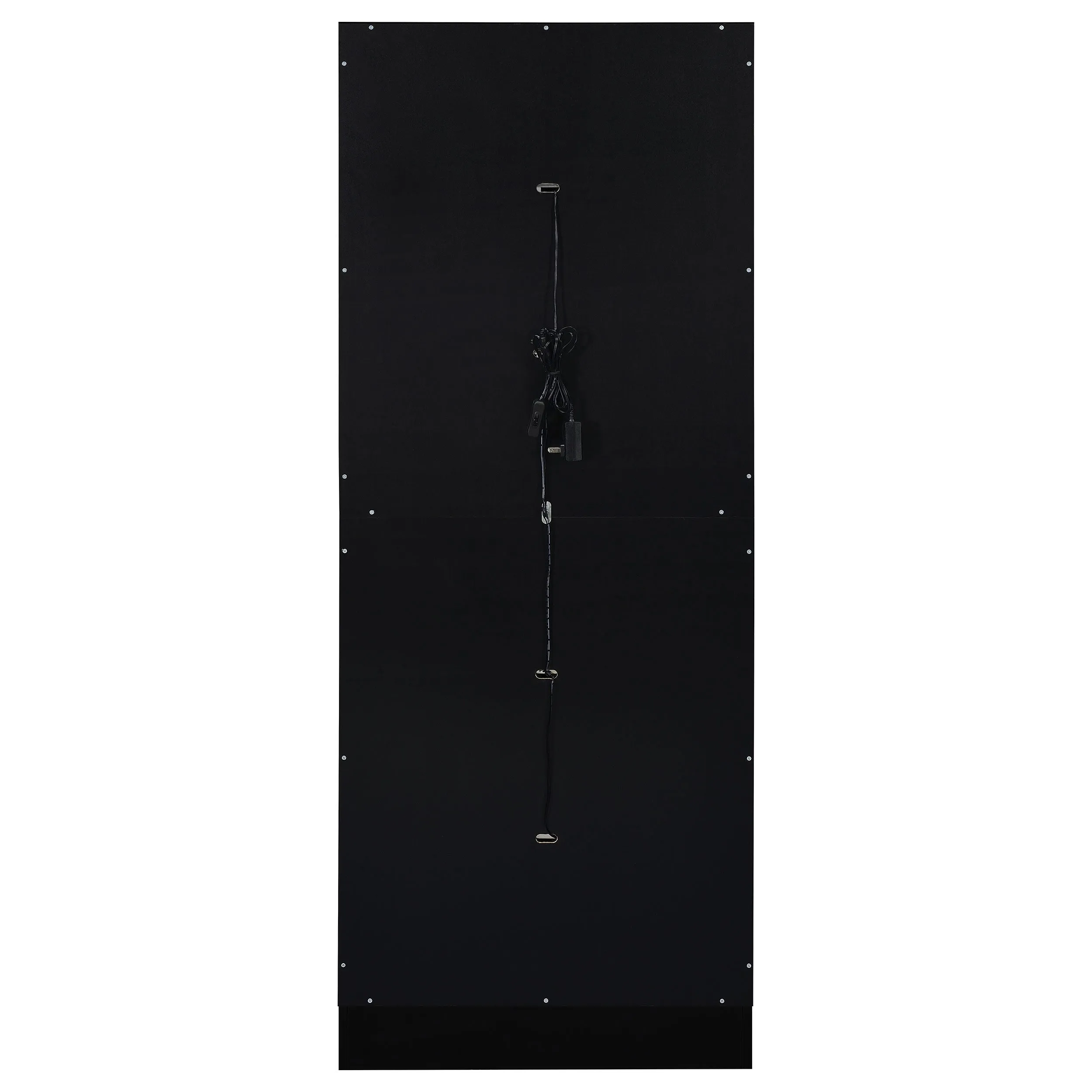 Cabra 4-door LED Curio Display Cabinet Black High Gloss