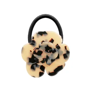 Camellia Light Tortoiseshell Hair Tie