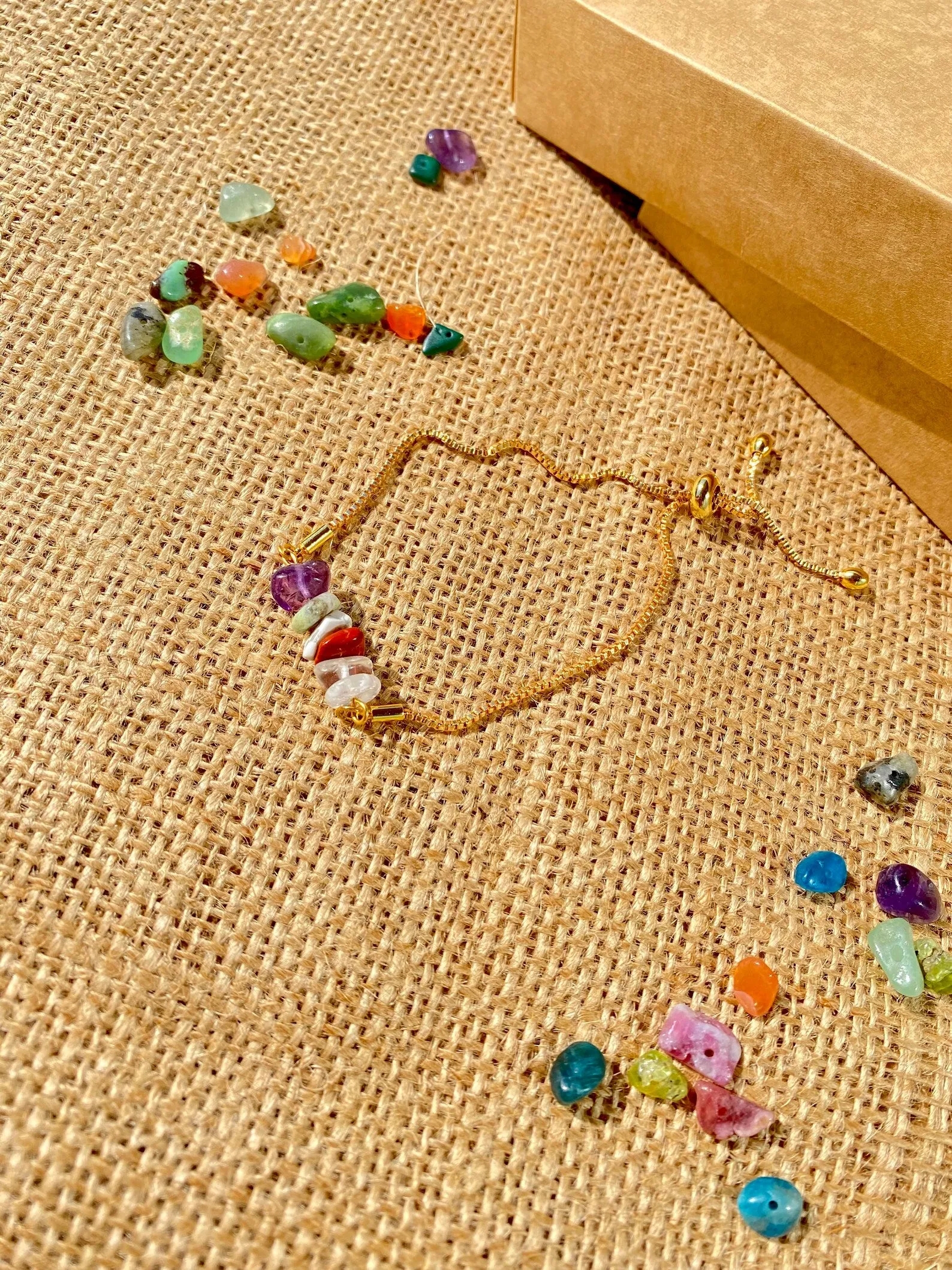 Cancer Zodiac Gemstone Bracelet