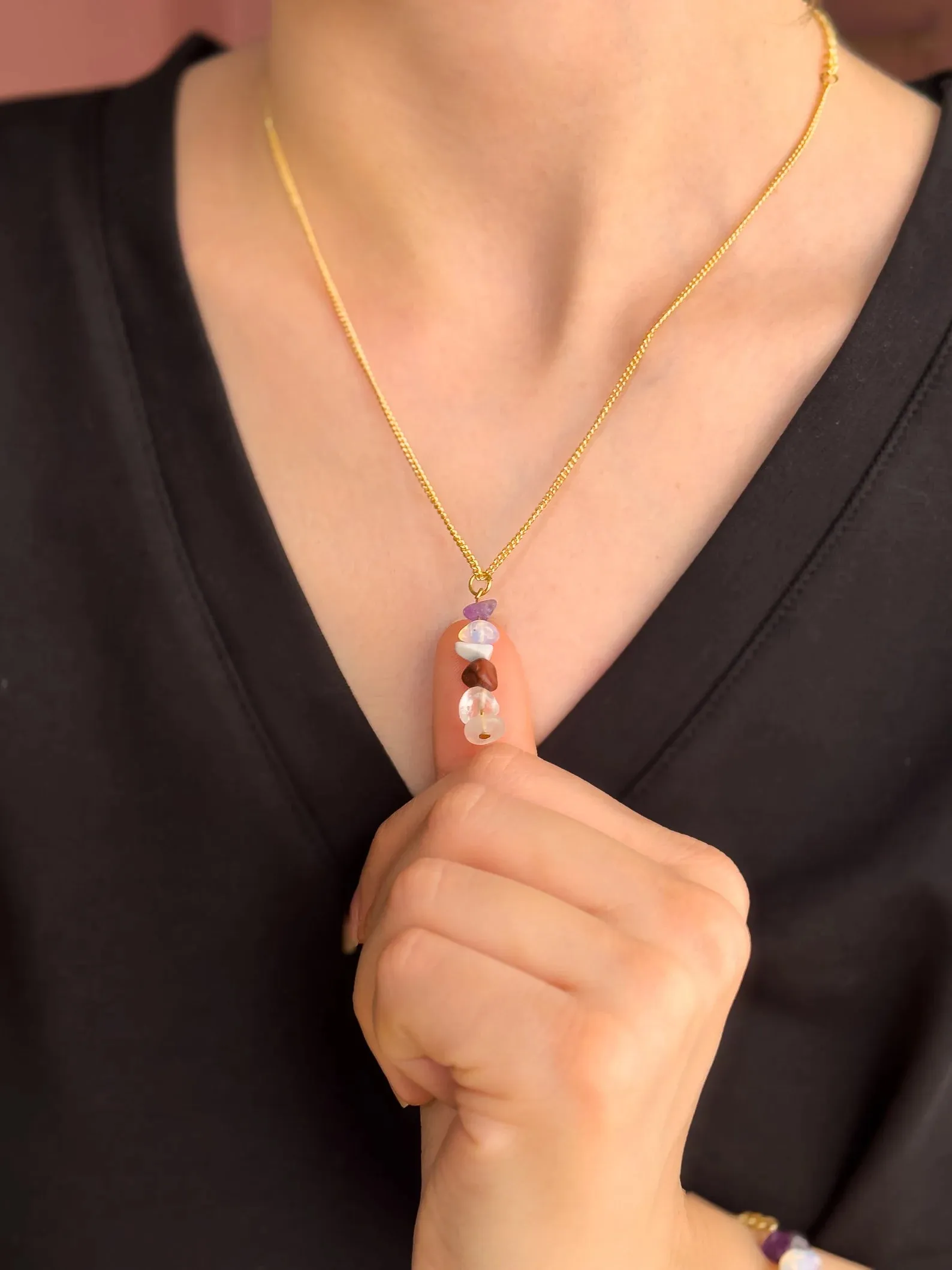 Cancer Zodiac Minimalist Necklace