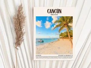 Cancún Vintage Wall Art, Mexico