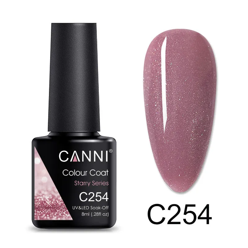 CANNI® Glitter Shimmer Starry Series Nail Gel Polish Varnish Soak Off UV LED - 8ML