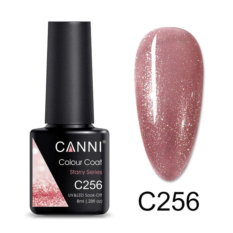 CANNI® Glitter Shimmer Starry Series Nail Gel Polish Varnish Soak Off UV LED - 8ML