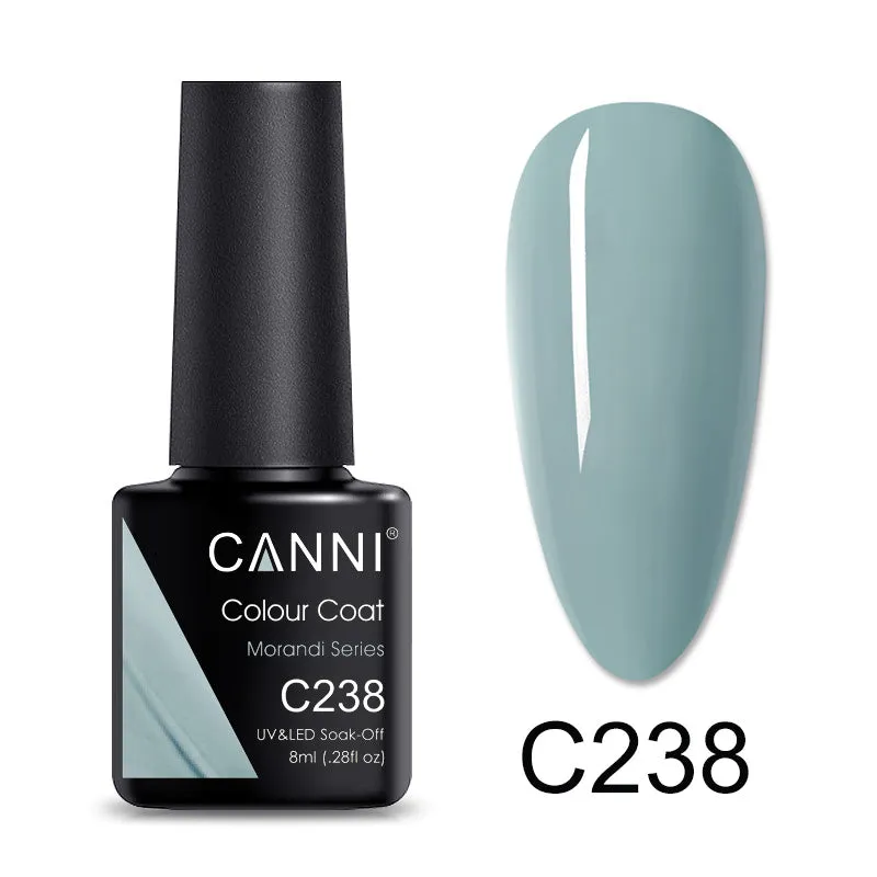 CANNI® Grey Morandi Series Nail Gel Polish Varnish Soak Off UV LED - 8ML
