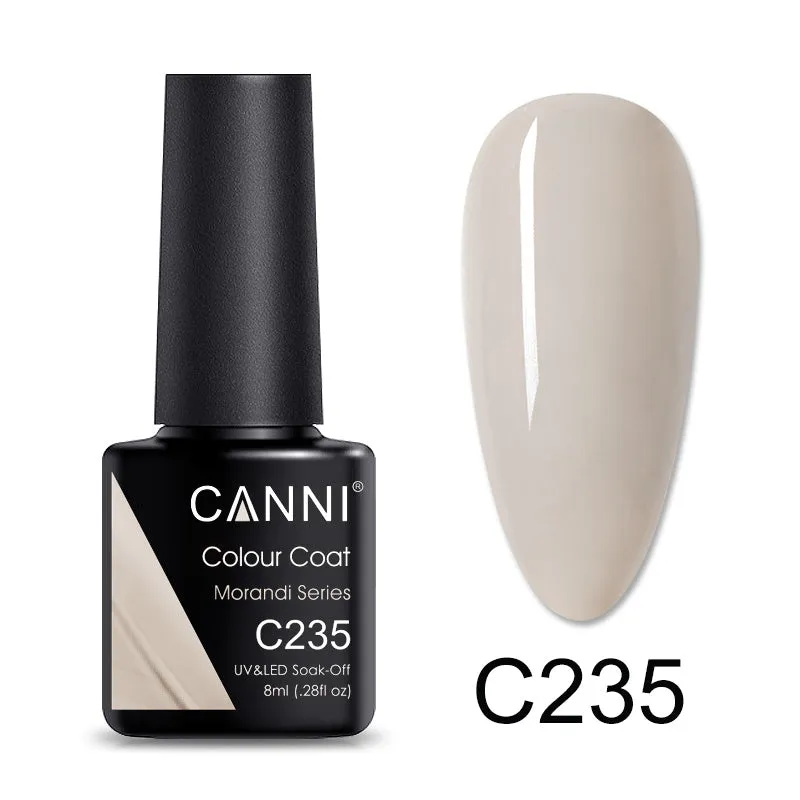 CANNI® Grey Morandi Series Nail Gel Polish Varnish Soak Off UV LED - 8ML