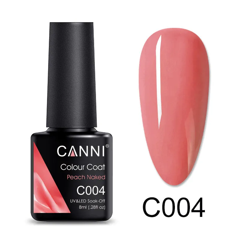 CANNI Luxury Lite UV / LED Nail Gel Varnish - 8ml (Shade C001 - C072)