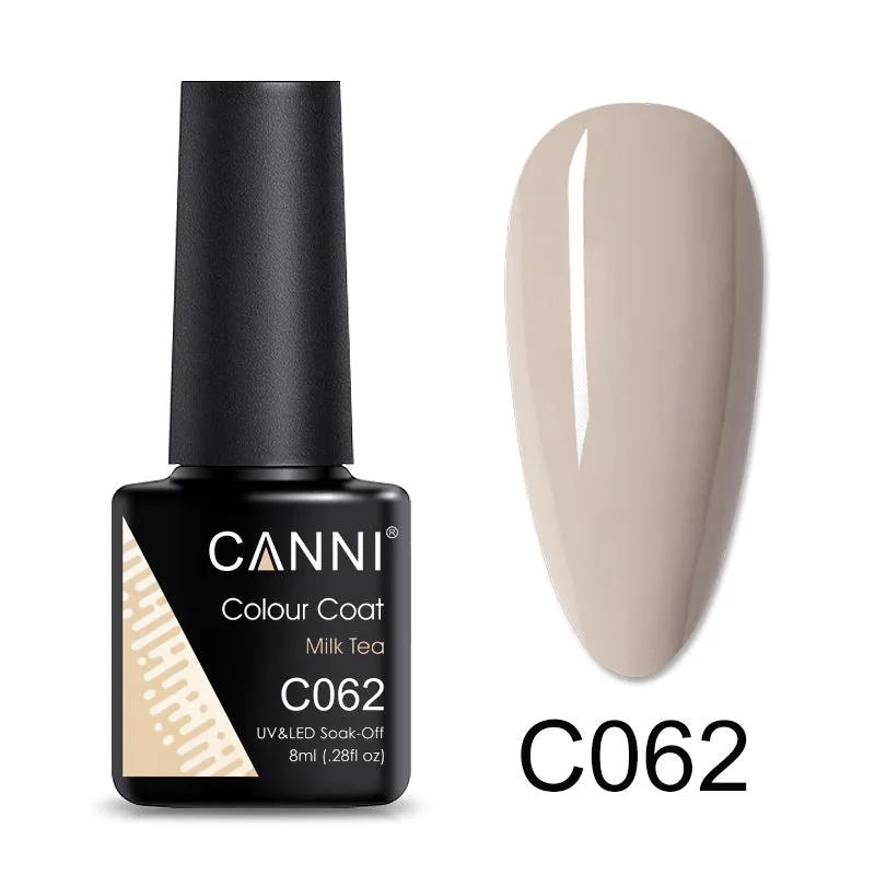 CANNI Luxury Lite UV / LED Nail Gel Varnish - 8ml (Shade C001 - C072)