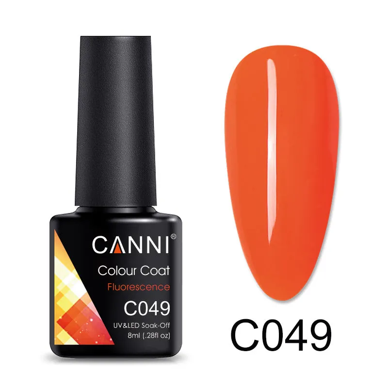 CANNI Luxury Lite UV / LED Nail Gel Varnish - 8ml (Shade C001 - C072)