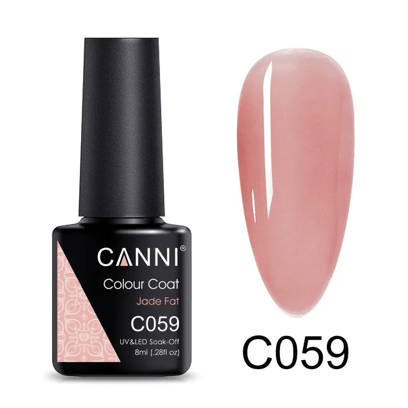 CANNI Luxury Lite UV / LED Nail Gel Varnish - 8ml (Shade C001 - C072)
