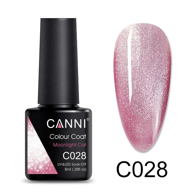 CANNI Luxury Lite UV / LED Nail Gel Varnish - 8ml (Shade C001 - C072)