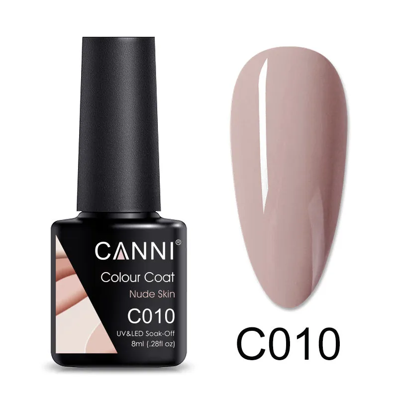 CANNI Luxury Lite UV / LED Nail Gel Varnish - 8ml (Shade C001 - C072)