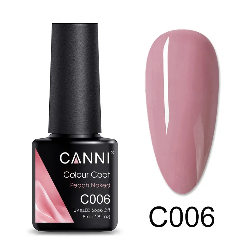 CANNI Luxury Lite UV / LED Nail Gel Varnish - 8ml (Shade C001 - C072)