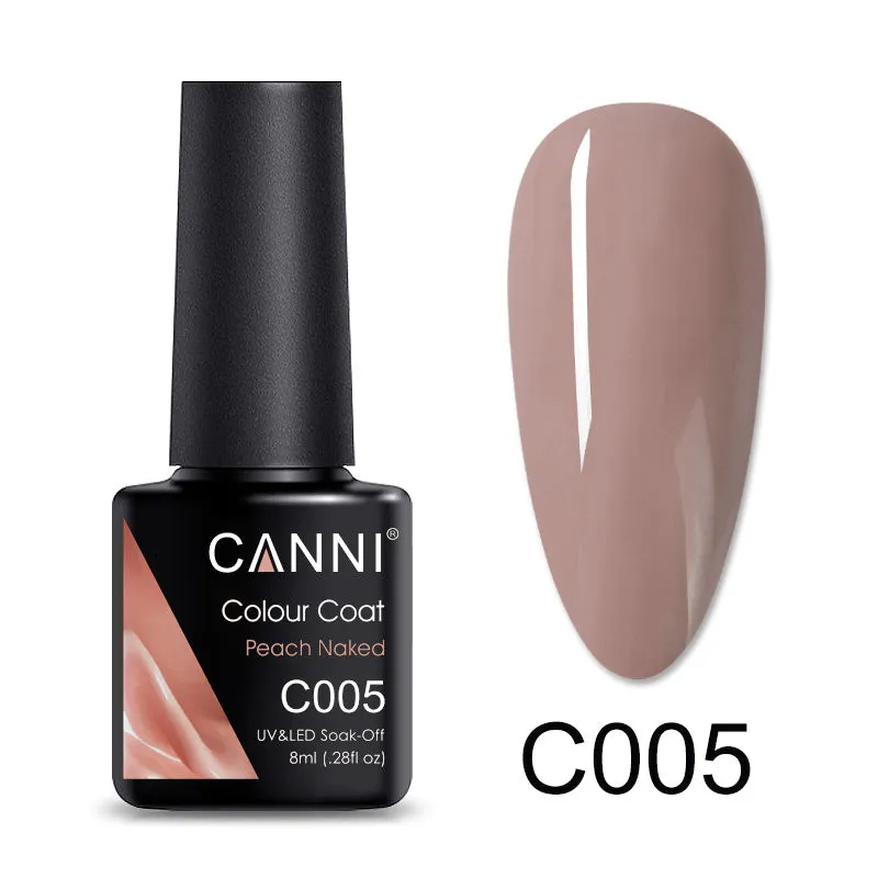 CANNI Luxury Lite UV / LED Nail Gel Varnish - 8ml (Shade C001 - C072)