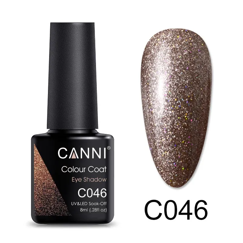 CANNI Luxury Lite UV / LED Nail Gel Varnish - 8ml (Shade C001 - C072)