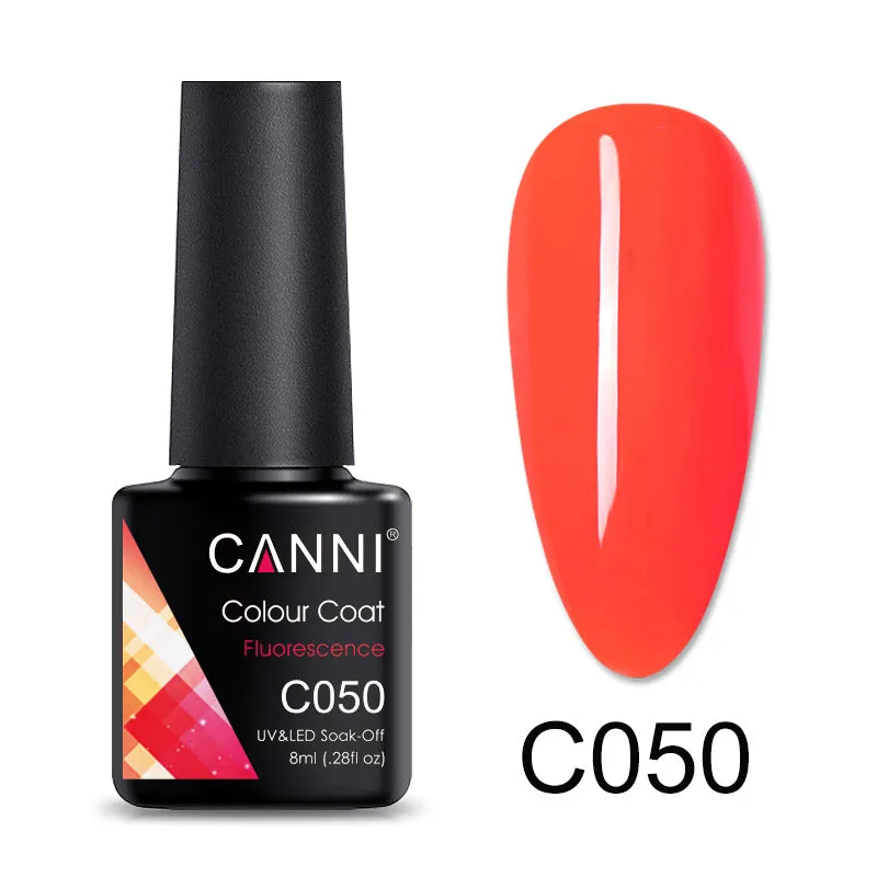 CANNI Luxury Lite UV / LED Nail Gel Varnish - 8ml (Shade C001 - C072)