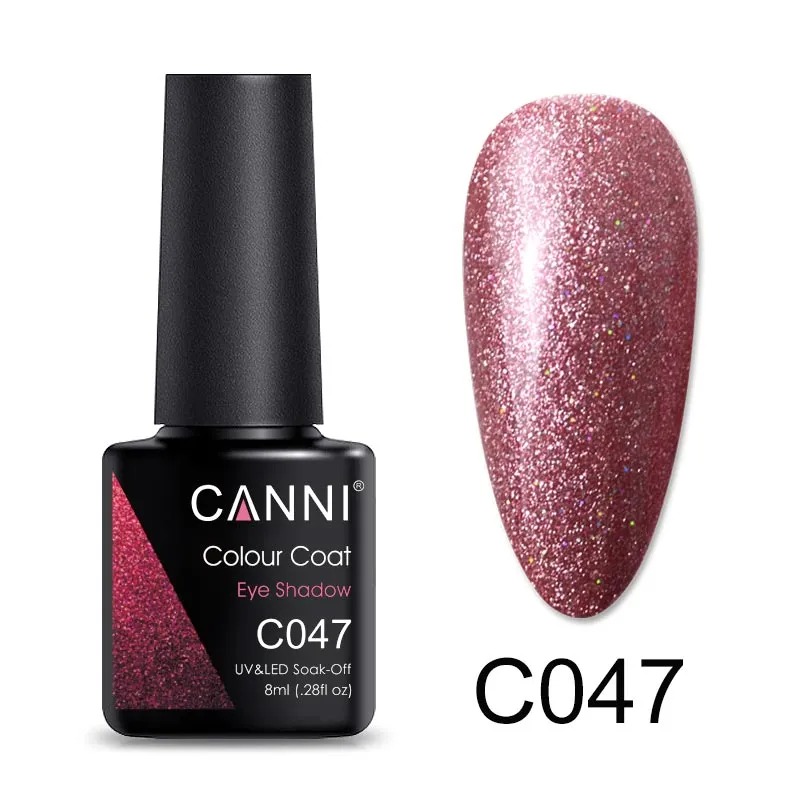CANNI Luxury Lite UV / LED Nail Gel Varnish - 8ml (Shade C001 - C072)