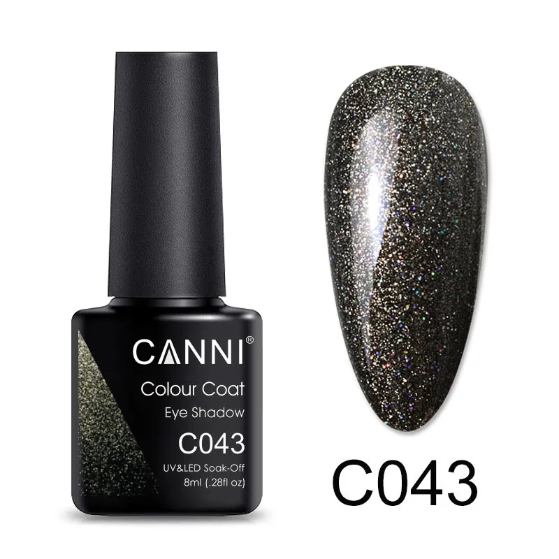 CANNI Luxury Lite UV / LED Nail Gel Varnish - 8ml (Shade C001 - C072)