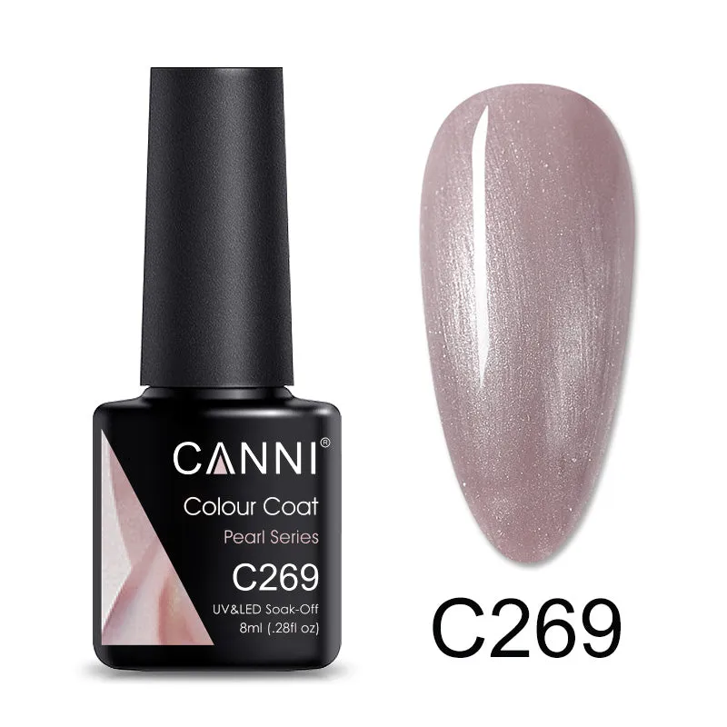 CANNI® Pearl Series Nail Gel Polish Varnish Soak Off UV LED  - 8ML
