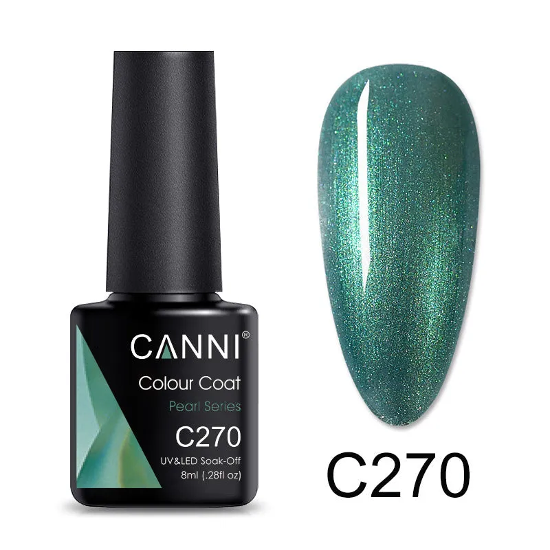CANNI® Pearl Series Nail Gel Polish Varnish Soak Off UV LED  - 8ML