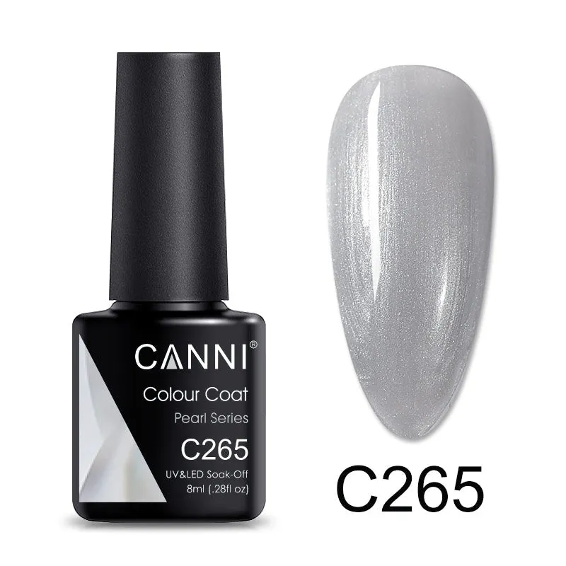 CANNI® Pearl Series Nail Gel Polish Varnish Soak Off UV LED  - 8ML