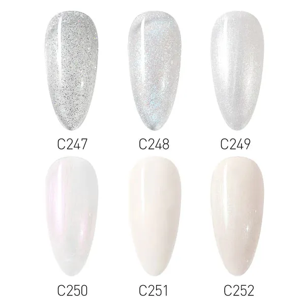 CANNI® White Milky Moonlight Series Nail Gel Polish Varnish Soak Off UV LED - 8ML